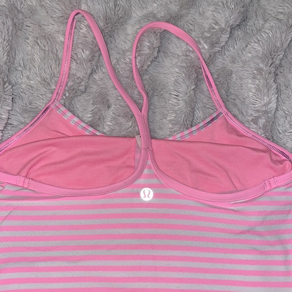 Lululemon striped Flow Y tank - Picture 3 of 3